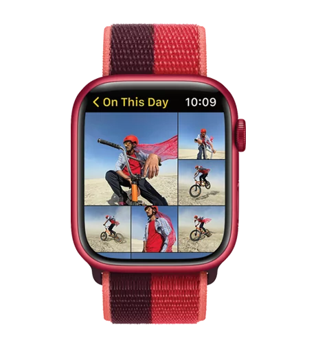 Red Apple Watch Series 7 (2021) Smartwatch watch from Victra Verizon at a Victra Verizon Store Near Me