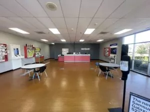 Interior of Victra Verizon Authorized Retail Store in Escondido Valley, CA.