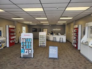 Interior of Victra Verizon Authorized Retail Store in Andover, KS.