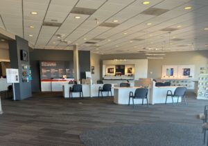 Interior of Victra Verizon Authorized Retail Store in South Boston, VA.