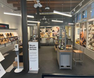 Interior of Victra Verizon Authorized Retail Store in Milwaukee, WI.