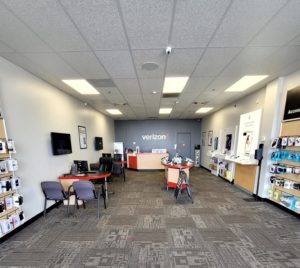 Interior of Victra Verizon Authorized Retail Store in Centre, AL.