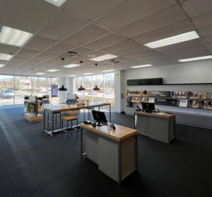 Interior of Victra Verizon Authorized Retail Store in Opelika, AL.