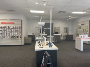 Interior of Victra Verizon Authorized Retail Store in Lakeside, AZ.