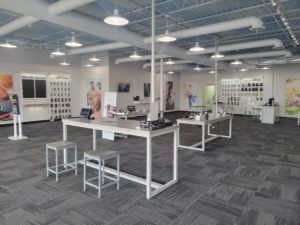 Interior of Victra Verizon Authorized Retail Store in Farmington Hills, MI.