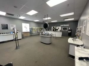 Interior of Victra Verizon Authorized Retail Store in Norfolk Market, NE.