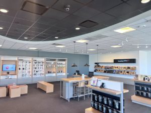 Interior of Victra Verizon Authorized Retail Store in Rio Rancho, NM.