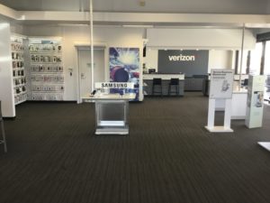 Interior of Victra Verizon Authorized Retail Store in Las Vegas East Flamingo, NV.