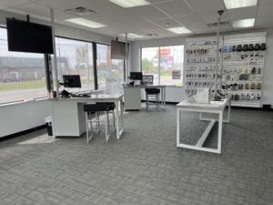 Interior of Victra Verizon Authorized Retail Store in Norwalk, OH.
