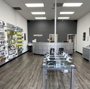 Interior of Victra Verizon Authorized Retail Store in Pleasant Hill, CA.