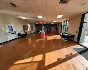 Interior of Victra Verizon Authorized Retail Store in Bakersfield, CA.