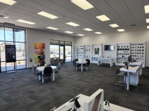 Interior of Victra Verizon Authorized Retail Store in Ammon, ID.