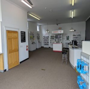 Interior of Victra Verizon Authorized Retail Store in Cumberland, WI.