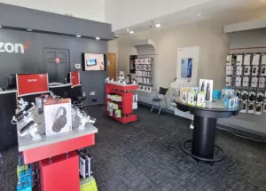 Interior of Victra Verizon Authorized Retail Store in Siren, WI.