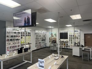 Interior of Victra Verizon Authorized Retail Store in Port Hueneme, CA.
