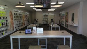 Interior of Victra Verizon Authorized Retail Store in Braselton, GA.