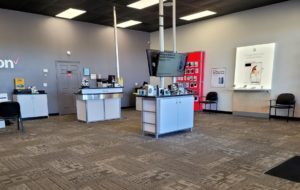 Interior of Victra Verizon Authorized Retail Store in Cornelia, GA.