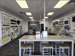 Interior of Victra Verizon Authorized Retail Store in Emmett, ID.