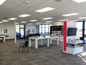 Interior of Victra Verizon Authorized Retail Store in Wichita Maize, KS.