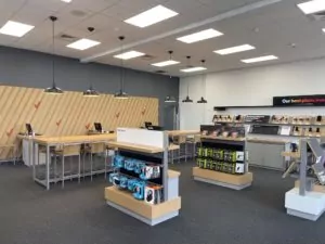 Interior of Victra Verizon Authorized Retail Store in Murray, KY.