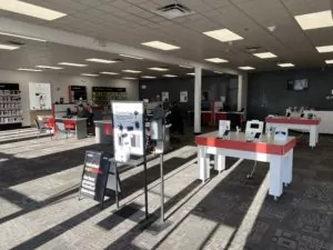 Interior of Victra Verizon Authorized Retail Store in Frederick-Spectrum Drive, MD.