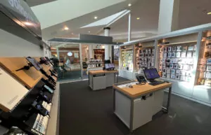 Interior of Victra Verizon Authorized Retail Store in Raleigh Crabtree, NC.