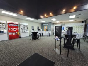 Interior of Victra Verizon Authorized Retail Store in Omaha 71st, NE.
