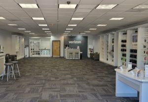 Interior of Victra Verizon Authorized Retail Store in Glen Allen, VA.